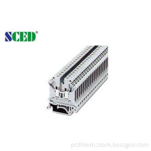 Terminal width 6.2mm Compact Din Rail Terminal Blocks AWG 3